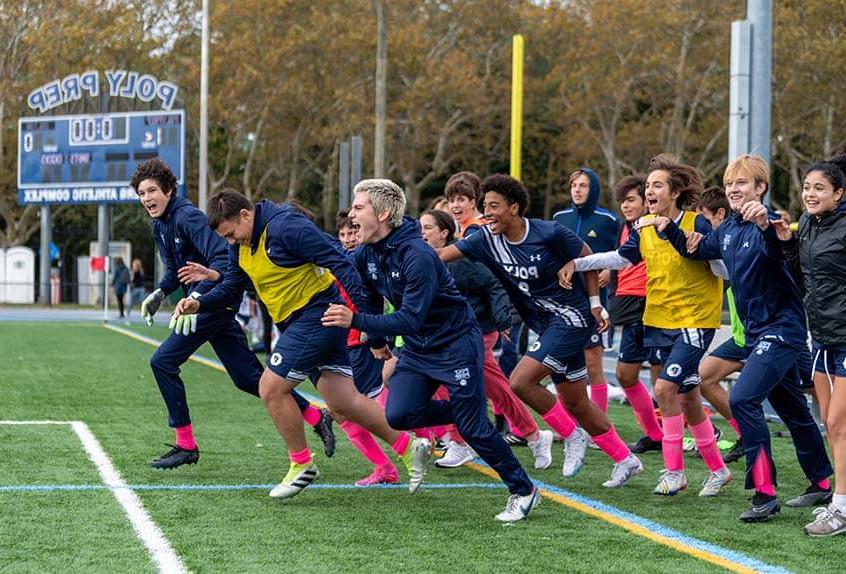 Boys Soccer athletes take the field